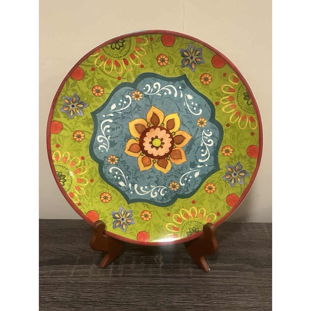 Sue Zipkin Chop Plate 11" Certified International Designer Dinnerware Fiesta
